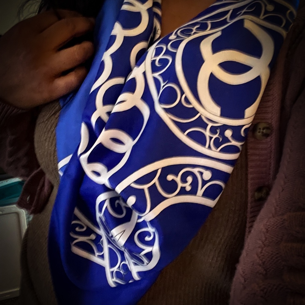Gorgeous silk Chanel scarf